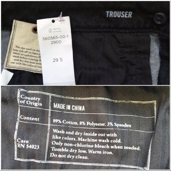 Banana Republic Trouser Cut Jeans Size 29S - Picture 8 of 10